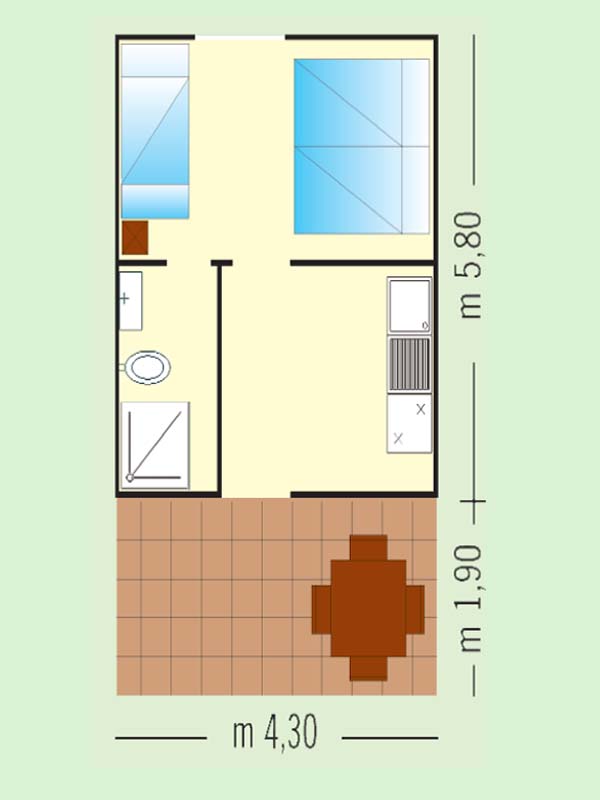 Camping Bungalow Merlot